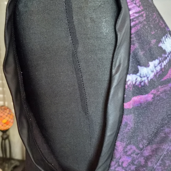 Disney Alice In Wonderland Black and Purple Graphic Tank Top - Picture 4 of 5